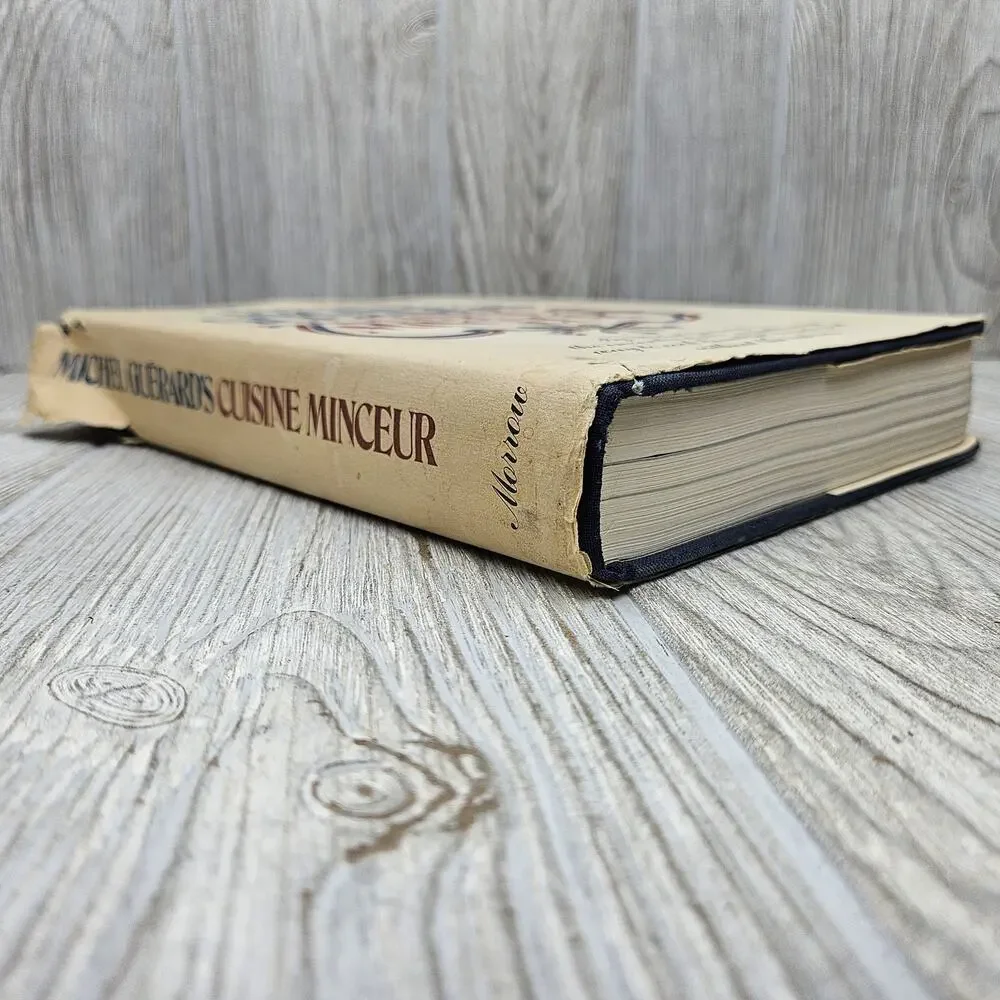 Vintage 1976 Michel Guerard Cuisine Minceur French Cookbook Hardcover Diet Recip